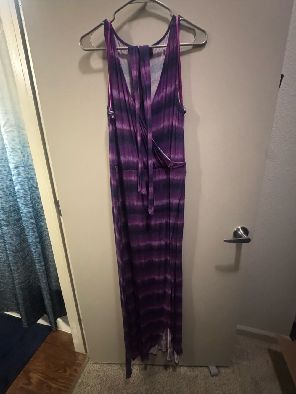 Lane Bryant Purple Ombre Tie-Dye Maxi Dress